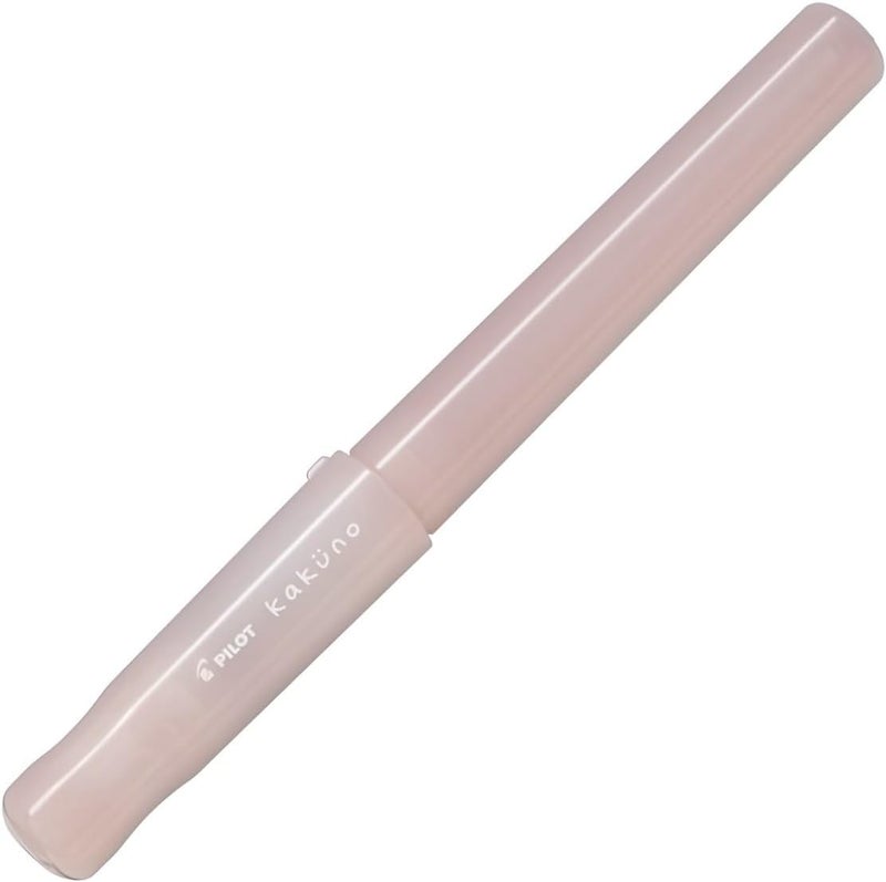 PILOT Kakuno Fountain Pen Madoromi Color Series, Gold (Smiley Face) Fine Nib, Perfect for Beginners and Creative Expression, Pink, PFKA-1MDPF - Image 1